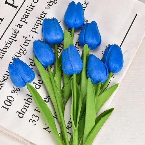 Tulipanes eternos · Tacto real, sin riego